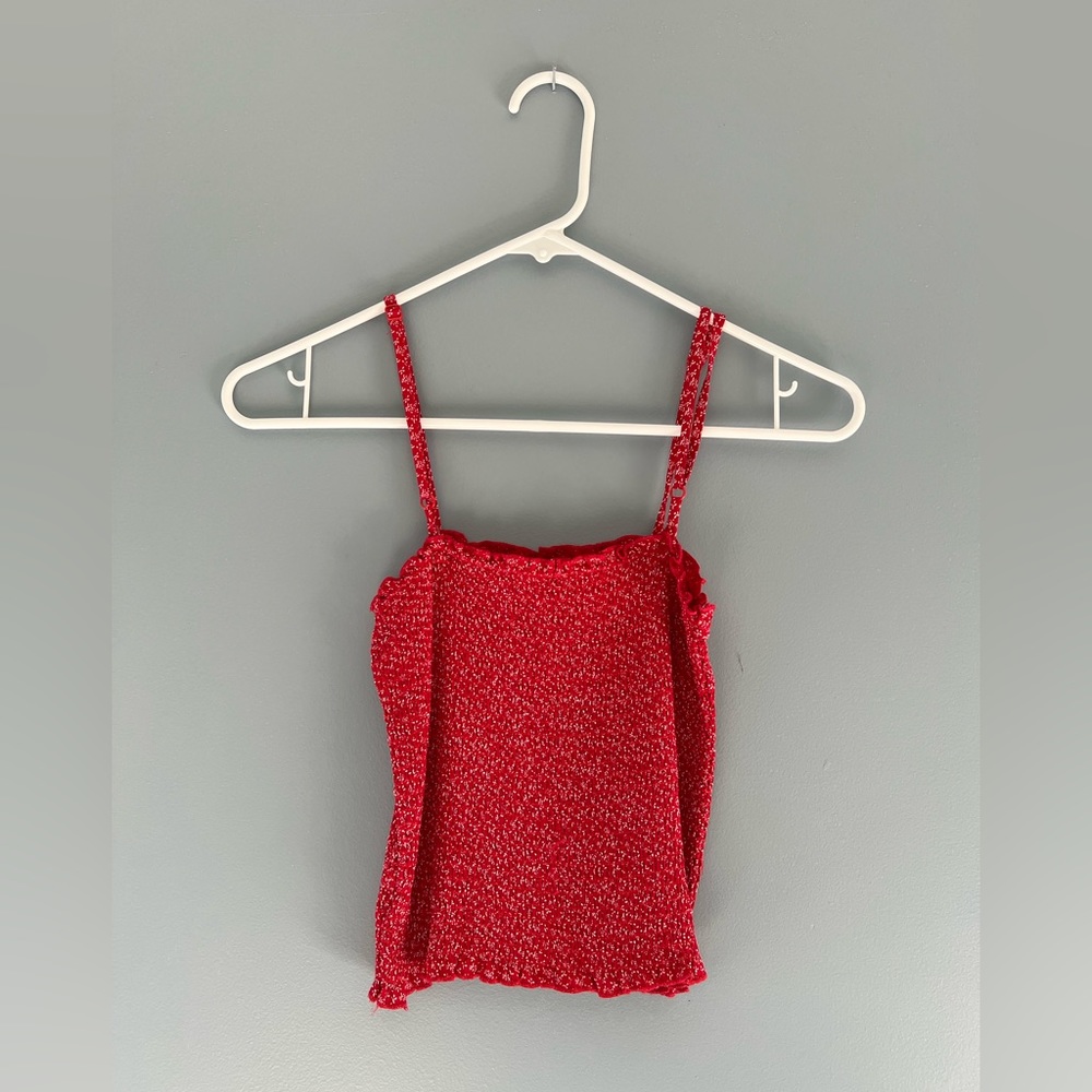 One size Fits all, Brandi Melville, Red Tank Top, Barely worn.